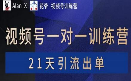 花爷×Alan×figo视频号训练营：带货涨粉直播游戏变现新方向-无双副业