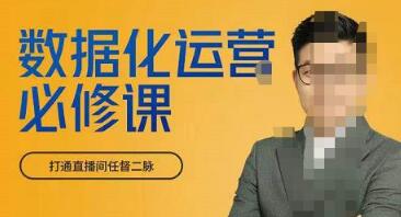 数据化运营必修课：让数据助力直播间高效运营-无双副业