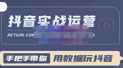 一洋星哥教你用数据玩转抖音实战运营-无双副业