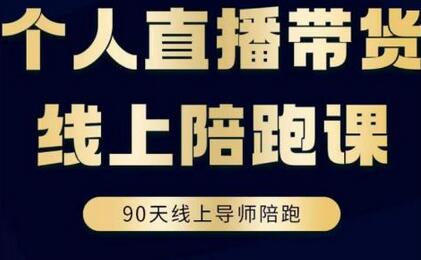 普通人0粉直播带货陪跑课，无需视频拍摄与货源物流-无双副业