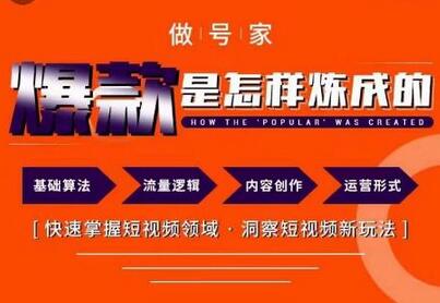 个人IP起号方法，快速打造爆款短视频，全面提升创作技能-无双副业