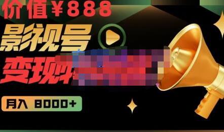 智栋影视号变现特训营：从账号定位到热门创作全套课程-无双副业