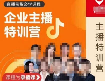 企业主播特训营：老板必备的直播带货技能与团队搭建-无双副业