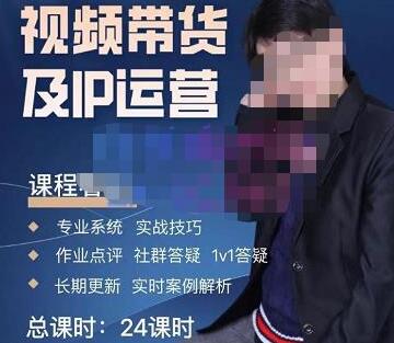 四季青抖音短视频带货1v1陪跑课，打造高商业价值账号-无双副业