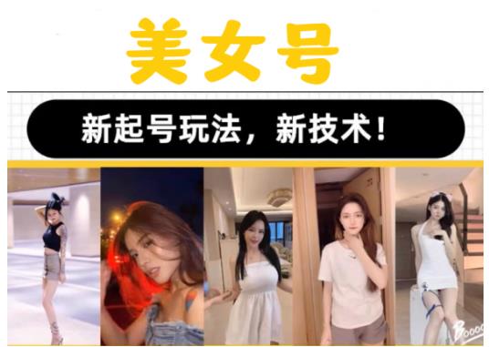 2023抖音快手短视频美女号制作与搬运新玩法教程-无双副业