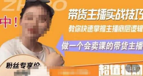 暴躁迪迪2023年主播课，掌握带货主播实战技巧与底层逻辑-无双副业
