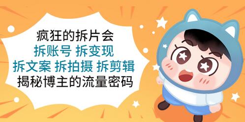 大光的拆迁队：揭秘博主流量密码与拆片技巧-无双副业