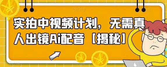 实拍中视频计划：无需真人出镜的AI配音教程-无双副业