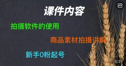 零食短视频拍摄与剪辑技巧，新手0粉起号教学-无双副业