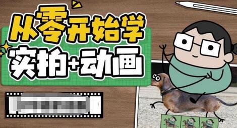 从零开始学习实拍与动画创意教程-无双副业