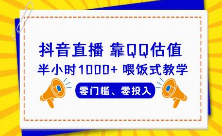 QQ号估值直播：零门槛零投入，半小时赚1000+，小白也能轻松上手-无双副业