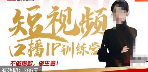 短视频创业核心方法：口播IP训练营全解析-无双副业