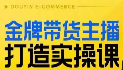 金牌带货主播打造实操课，高效复制百万主播技巧-无双副业