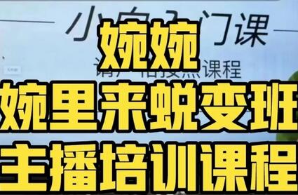 婉婉·婉里来蜕变班：主播课程全方位解析底层逻辑与应用-无双副业