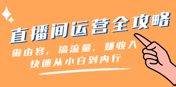 直播间运营全攻略：从零到精通，快速掌握直播技巧与变现方法-无双副业