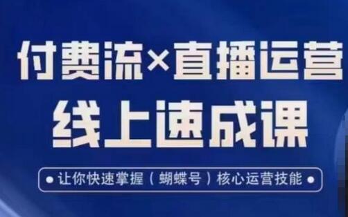 视频号付费流与直播运营速成课，掌握核心运营技能-无双副业