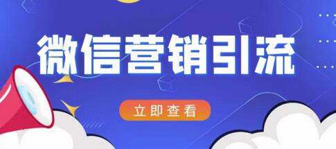 微信营销策划引流课程，每日精准引流100粉-无双副业