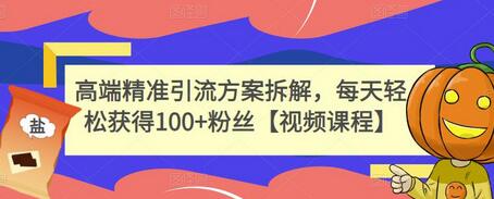 高端精准引流方案拆解，轻松获取100+粉丝-无双副业