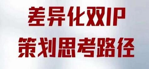 差异化双IP策划思考路径与莫大虾短视频精华-无双副业