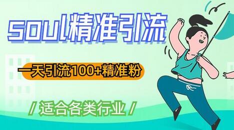 Soul精准引流课程，一天吸引100+精准粉丝，适合各行业-无双副业
