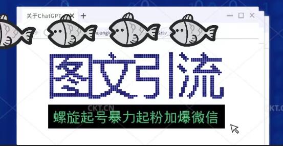 图文引流创业粉螺旋起号技术，快速加爆微信-无双副业