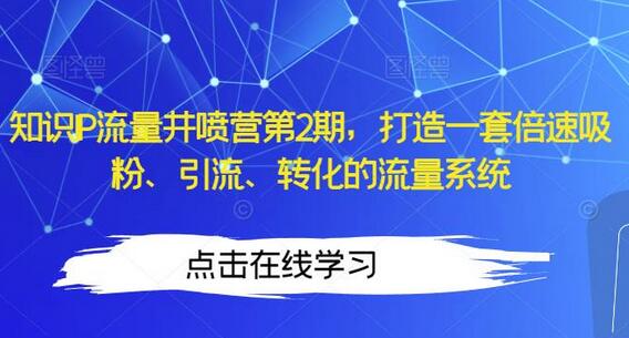 打造倍速吸粉引流转化的流量系统-无双副业