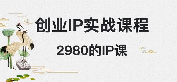 创业IP课程：私域变现月入5w+的秘诀-无双副业