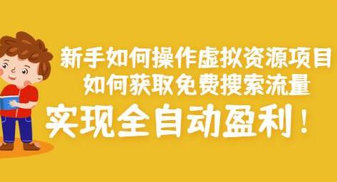新手操作虚拟资源项目：获取免费搜索流量实现全自动盈利-无双副业