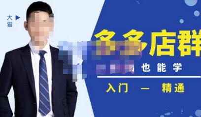 98K电商学院拼多多店群培训课，0基础入门到精通-无双副业