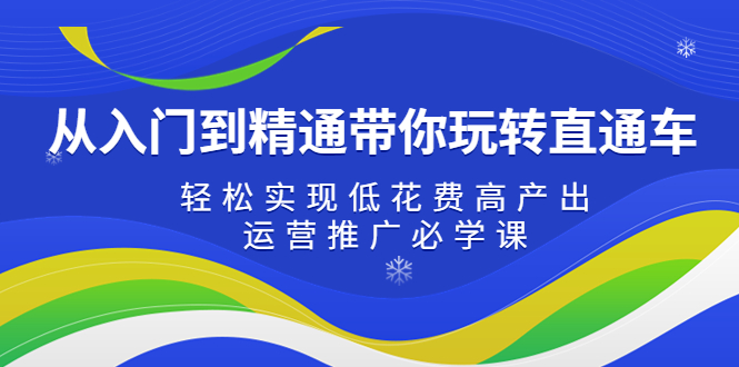 从入门到精通玩转直通车：低花费高产出运营推广课-无双副业