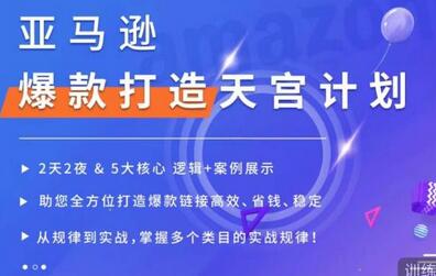 亚马逊爆款打造天宫计划：5大核心逻辑与案例展示-无双副业