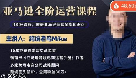 跨境老鸟Mike亚马逊全阶运营课程，全面掌握亚马逊运营知识-无双副业