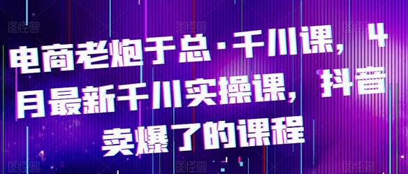 电商老炮于总千川课：抖音爆款实操指南-无双副业