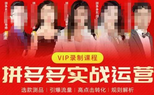 2023拼多多实战运营：选款测品、流量引爆与高转化技巧-无双副业