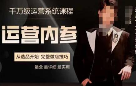 电商运营内参：从选品到千万级店铺的完整技巧-无双副业