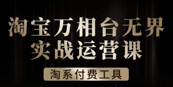 淘系万相台无界实战运营课，全案例解析与实操指南-无双副业