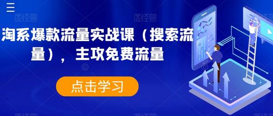 淘系爆款流量实战课：搜索流量与免费流量优化技巧-无双副业