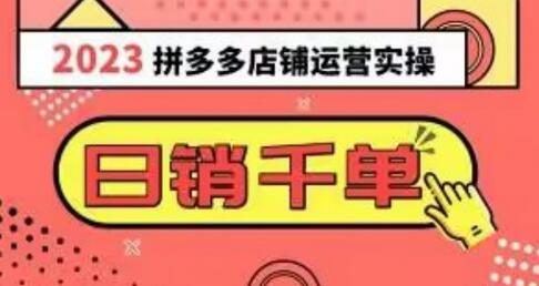 2023拼多多运营实操：30分钟日销1000+爆款选品技巧-无双副业