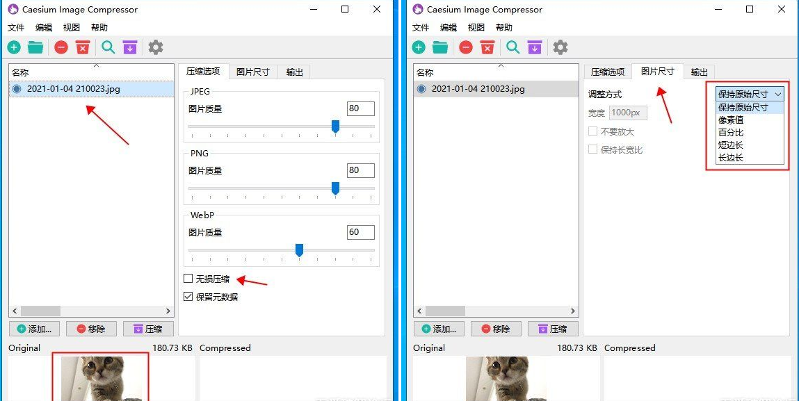 Caesium Image Compressor - 高效无损批量图片压缩工具-无双副业
