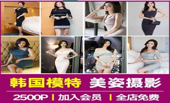 韩国美女裙装唯美摄影性感穿着美姿写真-无双副业