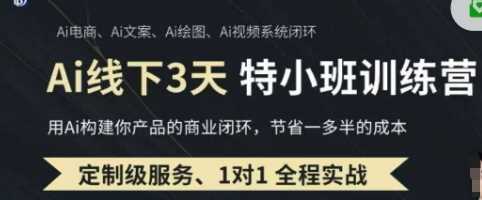AI实操培训：0基础保姆级教程，企业获客与降本增效指南-无双副业