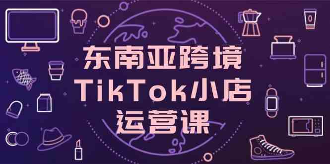 东南亚跨境TikTok小店运营课程，掌握店铺设置与流量转化技巧-无双副业