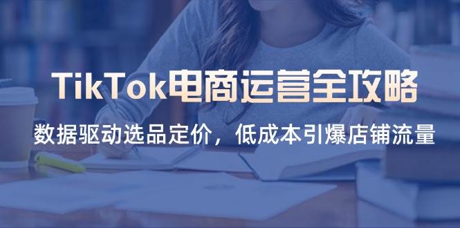 TikTok电商运营全攻略，数据驱动选品定价引爆流量-无双副业