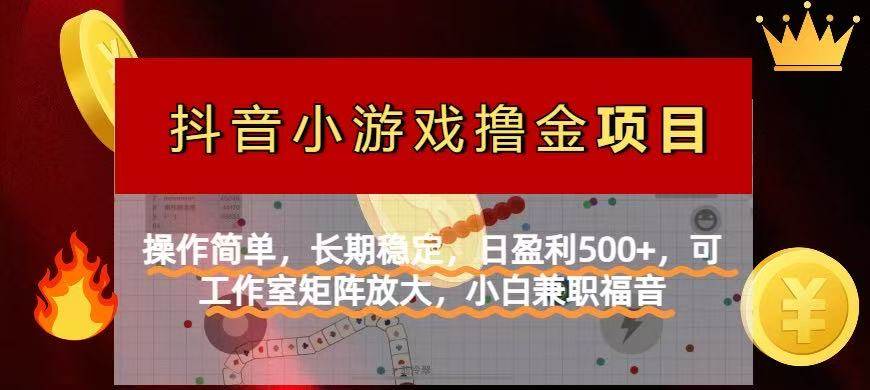 抖音小游戏发行人计划项目：操作简单，长期稳定，日盈利500+-无双副业