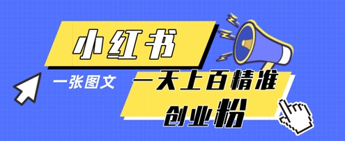 小红书引流新模板助你轻松获取创业粉-无双副业