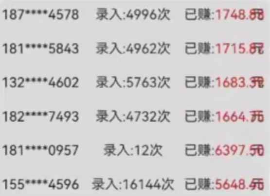 字母输入轻松赚钱，单日收益可达300+