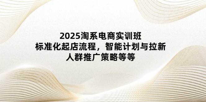 2025淘系电商实训班：标准化起店流程与推广策略-无双副业