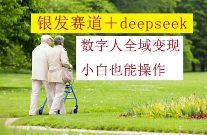 银发赛道与DeepSeek数字人全域变现操作指南-无双副业