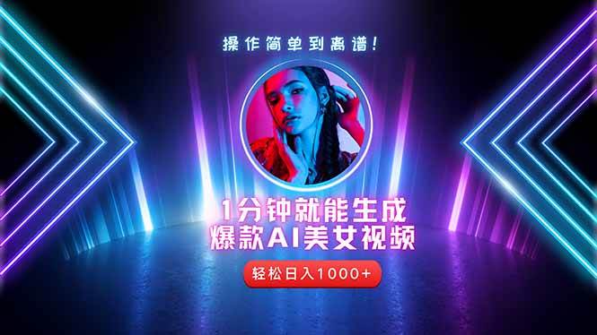 2025年最强副业用AI做短视频从零打造爆款账号-无双副业