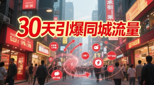 30天引爆同城流量的团购与短视频运营策略-无双副业
